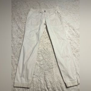 Cabi Joggers cotton blend canvas elastic‎ hem